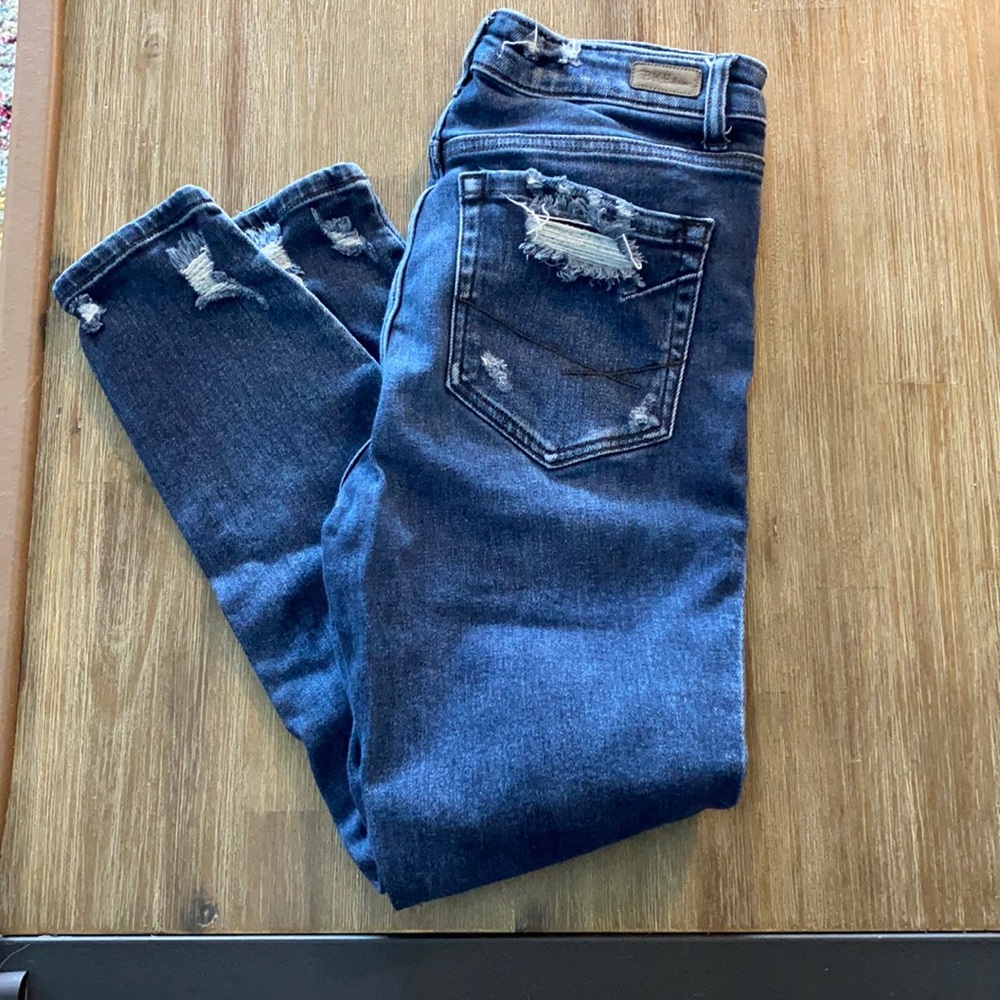 Buckle Stella high rise ankle skinny jeans